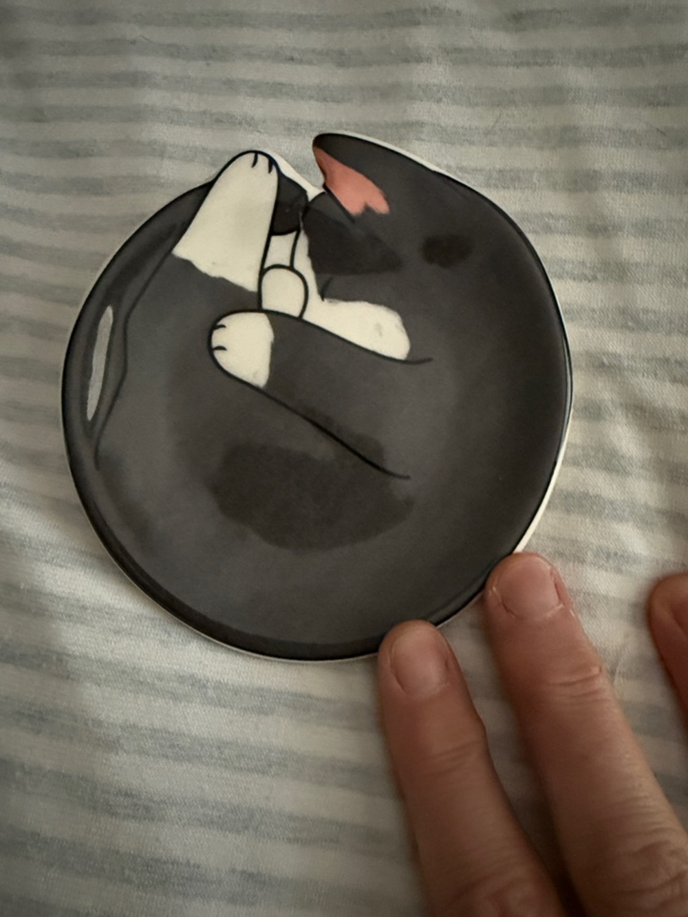 Round Cat Spoon Rest